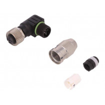21011405091; Plug; M12; PIN: 4; female; A code-DeviceNet / CANopen; for cable; HARTING