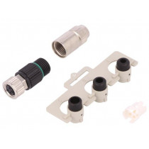 21021512405; Connector: M8; female; PIN: 4; straight; for cable; plug; 4A; IP67; HARTING