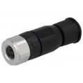 21023592301; Connector: M8; female; PIN: 3; straight; for cable; plug; 4A; IP67; HARTING