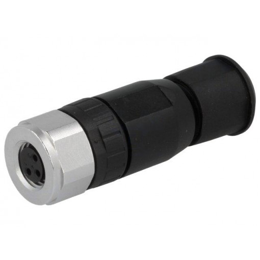 21023592301; Connector: M8; female; PIN: 3; straight; for cable; plug; 4A; IP67; HARTING