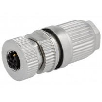 21032962505; Plug; M12; PIN: 5; female; L code-Power; for cable; IDC; IP67; 63V; HARTING