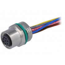 21033176805; Socket; M12; PIN: 8; female; A code-DeviceNet / CANopen; cables; HARTING