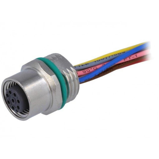 21033176805; Socket; M12; PIN: 8; female; A code-DeviceNet / CANopen; cables; HARTING