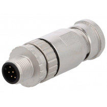 21033291801; Plug; M12; PIN: 8; male; A code-DeviceNet / CANopen; for cable; HARTING