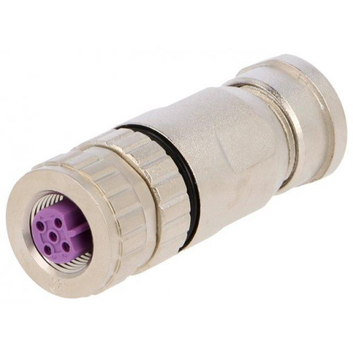 21033492501; Plug; M12; PIN: 5; female; B code-Profibus; for cable; IP67; 60V; HARTING