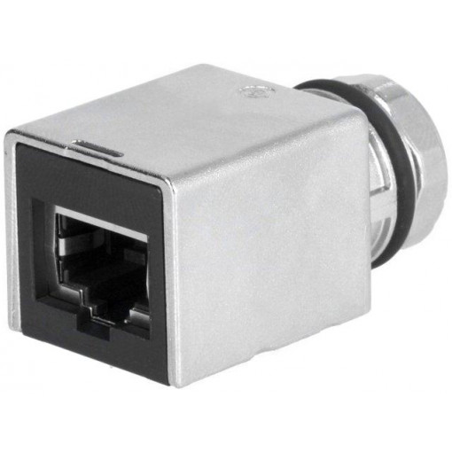 21033812800; Adapter; RJ45 socket,M12 female X coded; X code-ProfiNET; HARTING 21033812800; Adapter; RJ45 socket,M12 female X coded; X code-ProfiNET; HARTING