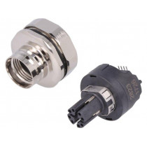21033812825; Socket; M12; PIN: 8; female; X code-ProfiNET; SMT; IP65/IP67; 57V; HARTING