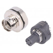 21033814422; Socket; M12; PIN: 4; female; D code-Ethernet; SMT; IP65/IP67; angled; HARTING