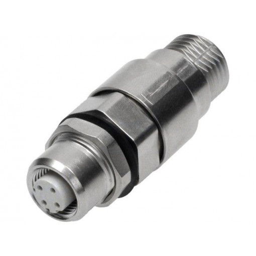 21033816401; Adapter; both sides,M12 female D coded; D code-Ethernet; HARTING