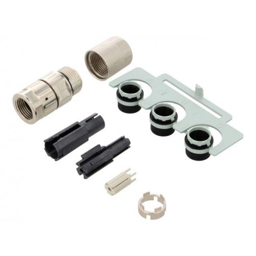 21038212505; Plug; M12; PIN: 5; female; A code-DeviceNet / CANopen; for cable; HARTING