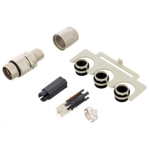 21038811805; Plug; M12; PIN: 8; male; X code-ProfiNET; for cable; crimped; 48V; HARTING