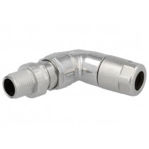 21038813805; Plug; M12; PIN: 8; male; X code-ProfiNET; for cable; crimped; 48V; HARTING