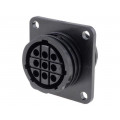 211769-1; Socket; female; PIN: 9; w/o contacts; CPC Series 1; Case: size 17; TE Connectivity