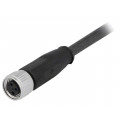 21348100388005; Connector: M8; female; PIN: 3; straight; with lead; plug; 0.5m; TPU; HARTING