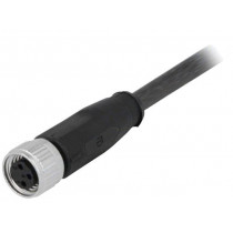 21348100388050; Connector: M8; female; PIN: 3; straight; with lead; plug; 5m; TPU; HARTING