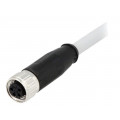 21348100481020; Connector: M8; female; PIN: 4; straight; with lead; plug; 2m; PVC; HARTING