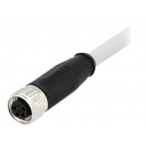 21348100481020; Connector: M8; female; PIN: 4; straight; with lead; plug; 2m; PVC; HARTING
