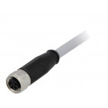 21348100481075; Connector: M8; female; PIN: 4; straight; with lead; plug; 7.5m; PVC; HARTING