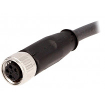 21348100489075; Connector: M8; female; PIN: 4; straight; with lead; plug; 7.5m; TPU; HARTING