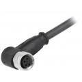 21348300489075; Connector: M8; female; PIN: 4; angled 90°; with lead; plug; 7.5m; TPU; HARTING