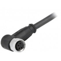 21348300489075; Connector: M8; female; PIN: 4; angled 90°; with lead; plug; 7.5m; TPU; HARTING