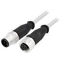 21348485484005; Cable: for sensors/automation; PIN: 4; M12-M12; 0.5m; plug; plug; HARTING
