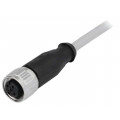 21348500484005; Plug; M12; PIN: 4; female; A code-DeviceNet / CANopen; 0.5m; cables; HARTING