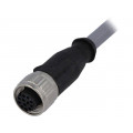 21348500C79010; Plug; M12; PIN: 12; female; A code-DeviceNet / CANopen; 1m; cables; HARTING