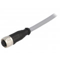 21348500C79075; Plug; M12; PIN: 12; female; A code-DeviceNet / CANopen; 7.5m; HARTING