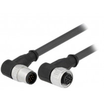 21348687C78100; Cable: for sensors/automation; PIN: 12; M12-M12; 10m; plug; plug; HARTING