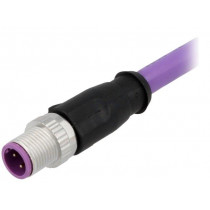 21348800486015; Plug; M12; PIN: 4; male; B code-Profibus; 1.5m; Insulation: PVC; HARTING