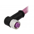 21349100487075; Plug; M12; PIN: 4; female; B code-Profibus; 7.5m; Insulation: TPU; HARTING