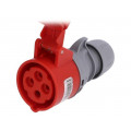 214-6TT; Connector: AC supply 3-phase; socket; female; 16A; 400VAC; IP44; PCE 214-6TT; Connector: AC supply 3-phase; socket; female; 16A; 400VAC; IP44; PCE