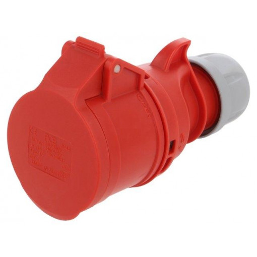 215-6; Connector: AC supply 3-phase; socket; female; 16A; 400VAC; IP44; PCE