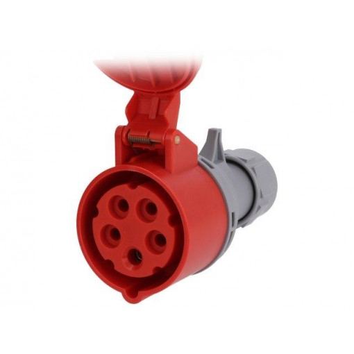 215-6TT; Connector: AC supply 3-phase; socket; female; 16A; 400VAC; IP44; PCE