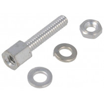 215072-2; Set of screws for D-Sub; Thread len: 14.2mm; Thread: UNC4-40; TE Connectivity 215072-2; Set of screws for D-Sub; Thread len: 14.2mm; Thread: UNC4-40; TE Connectivity