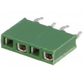215297-4; Socket; pin strips; HV-100; female; PIN: 4; straight; 2.54mm; THT; TE Connectivity