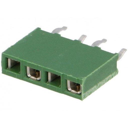 215297-4; Socket; pin strips; HV-100; female; PIN: 4; straight; 2.54mm; THT; TE Connectivity