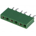 215297-6; Socket; pin strips; HV-100; female; PIN: 6; straight; 2.54mm; THT; TE Connectivity