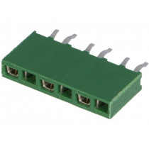 215297-6; Socket; pin strips; HV-100; female; PIN: 6; straight; 2.54mm; THT; TE Connectivity