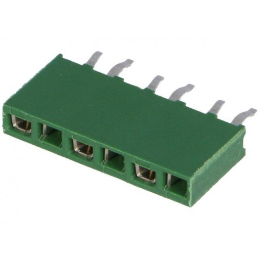 215297-6; Socket; pin strips; HV-100; female; PIN: 6; straight; 2.54mm; THT; TE Connectivity