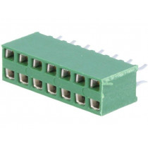 215307-7; Socket; pin strips; HV-100; female; PIN: 14; straight; 2.54mm; THT; TE Connectivity