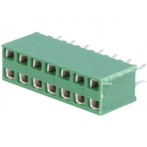 215307-7; Socket; pin strips; HV-100; female; PIN: 14; straight; 2.54mm; THT; TE Connectivity