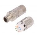21700602; Plug; M12; PIN: 8; male; X code-ProfiNET; for cable; IDC; IP67; LAPP KABEL