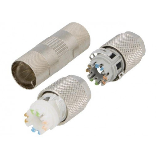 21700623; Coupler; M12; for cable; without tools; IP67; Cat: 7a; LAPP KABEL