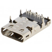 217B-AG01; Socket; USB C; THT; angled; USB 3.1; ATTEND