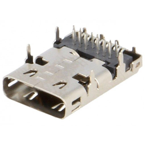 217B-AG01; Socket; USB C; THT; angled; USB 3.1; ATTEND