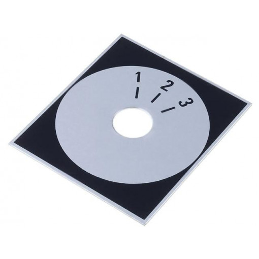220.303; Scale; Range: 1 ÷ 3; 48x42mm; Øhole: 10mm; Mat: aluminium; SUPERTRONIC 220.303; Scale; Range: 1 ÷ 3; 48x42mm; Øhole: 10mm; Mat: aluminium; SUPERTRONIC