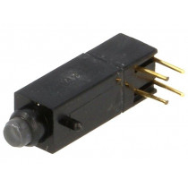 2214.1232; Switch: push-button; Pos: 2; SPDT; 0.1A/24VAC; ON-(ON); red; round; MENTOR