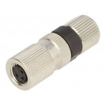 22260124; Connector: M8; female; PIN: 3; straight; for cable; plug; 4A; IP68; LAPP KABEL